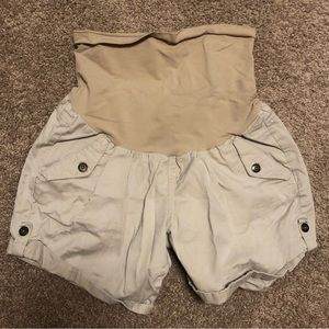 Motherhood Maternity Khaki Shorts